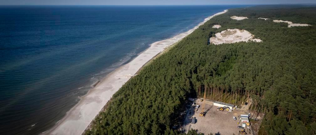 Morska farma wiatrowa Baltic Power realizuje inwestycję w Choczewie