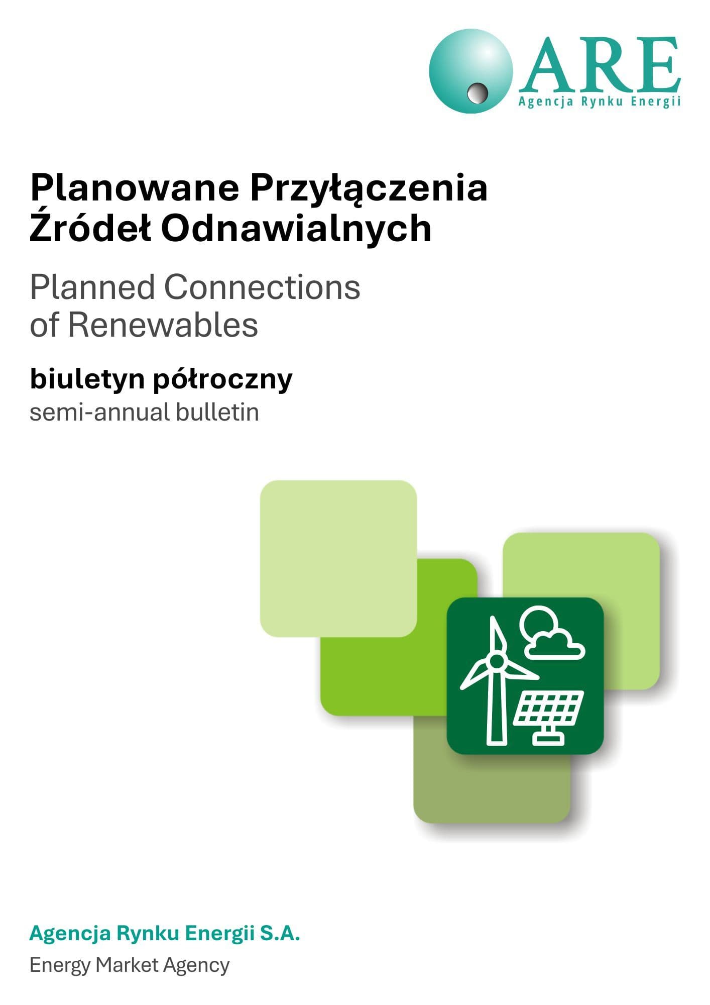 PLANOWANE PRZYŁĄCZENIA ŹRÓDEŁ ODNAWIALNYCH