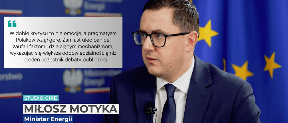 Minister Energii o cenach paliw: Polacy nie ulegli panice konsumenckiej