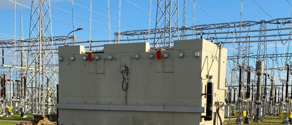 Zimowy meldunek z budowy stacji elektroenergetycznej Baczyna Systemowa